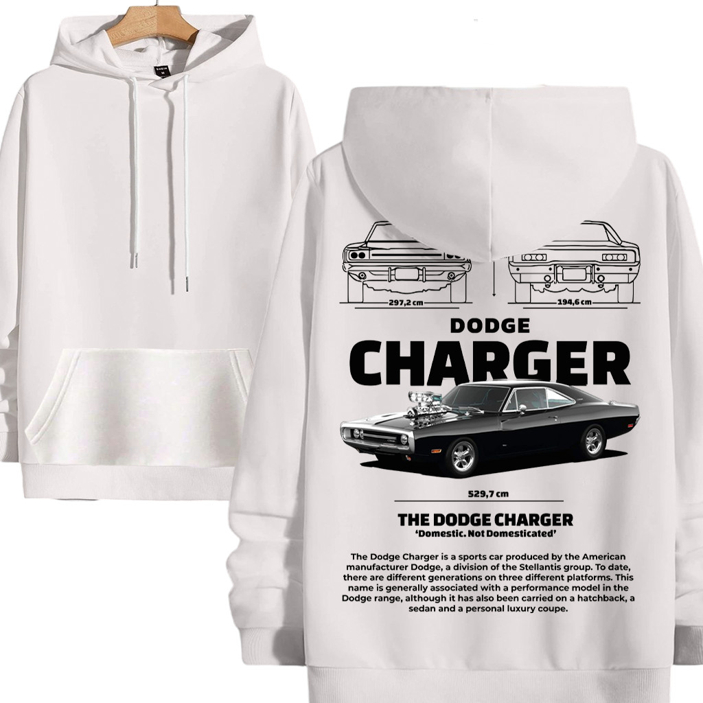 Moletom blusa de frio Dodge Charger moletom quente casaco Flanelado algodão Premium