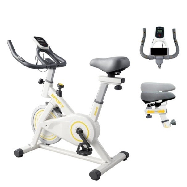 Bicicleta Ergométrica Spinning Profissional Alta Resistência Silenciosa Ajustes Personalizáveis