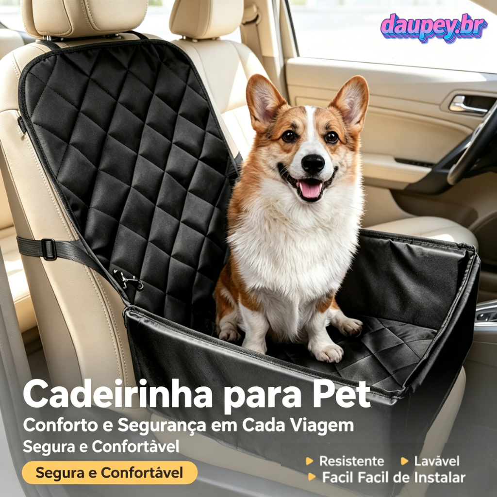 Waterproof Protective Cover for Individual Pet Car Seat Easy to Install and Clean
