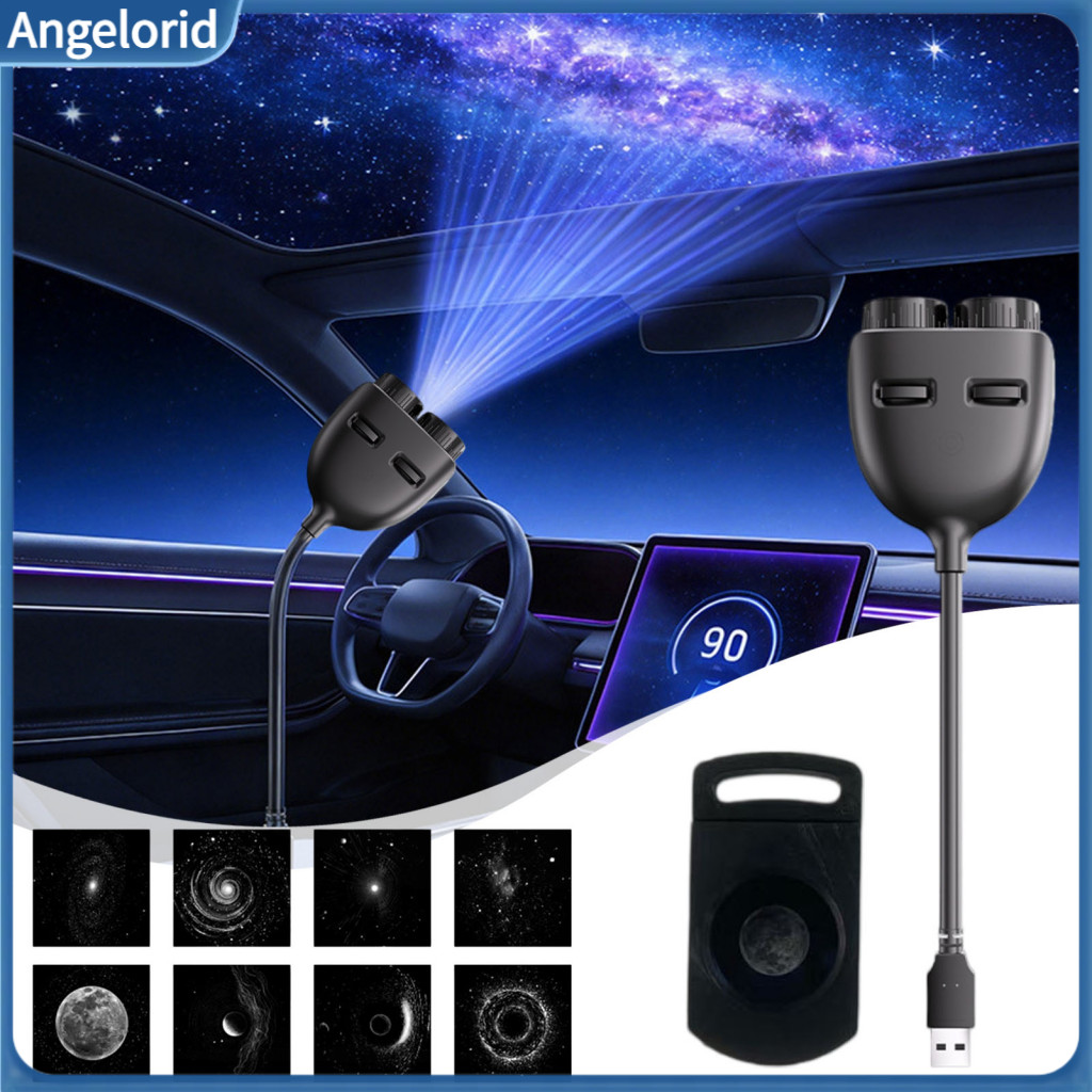 Adjustable Starry Sky Light for Camping Star Projector for Car Roof Portable Usb Night Lamp Atmosphere Ceiling for Bedro