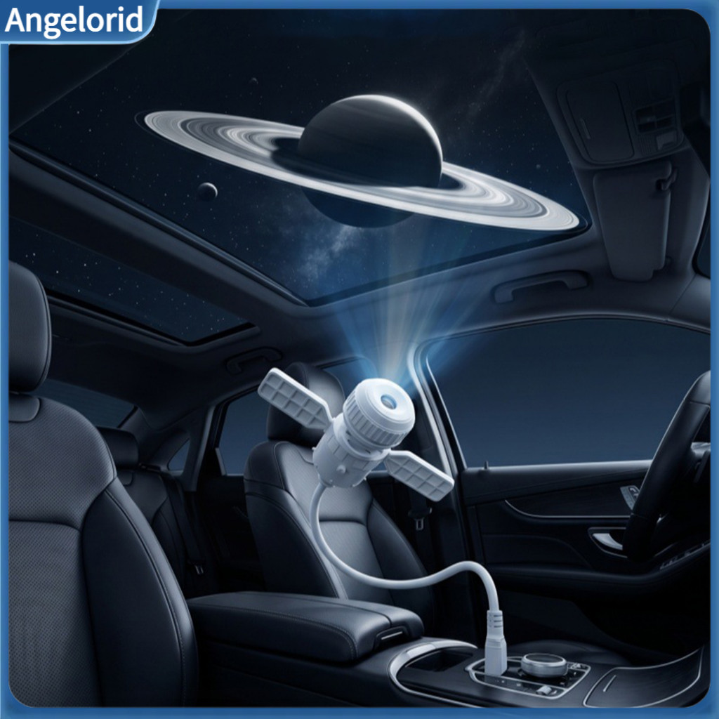Ambient Night Light Projector Atmosphere Star for Car Usb Space Moon Lamp for Bedroom Live Stream Background with for Ho