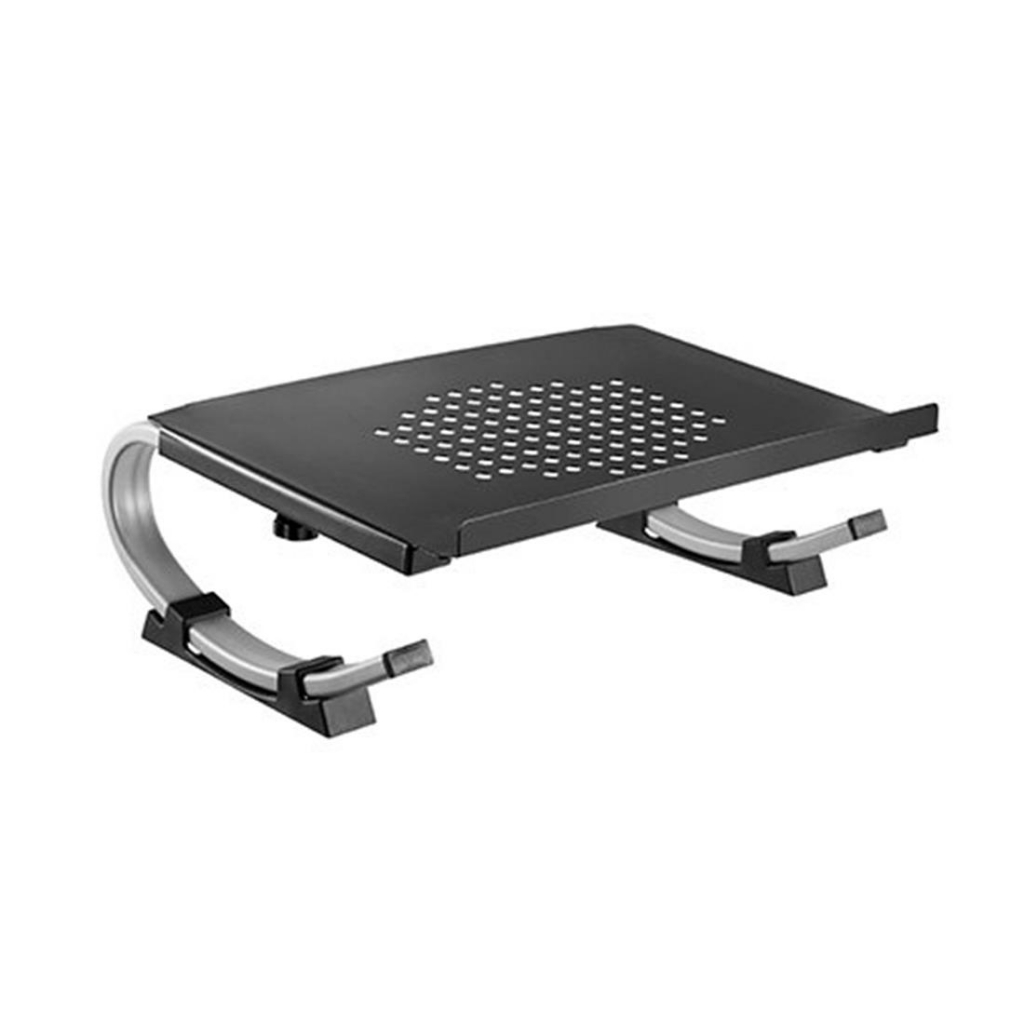 Suporte para Monitor Notebook Inclinável Fixo Aço Resistente 28x25 Para Escritório Casa STB-084 Lumi