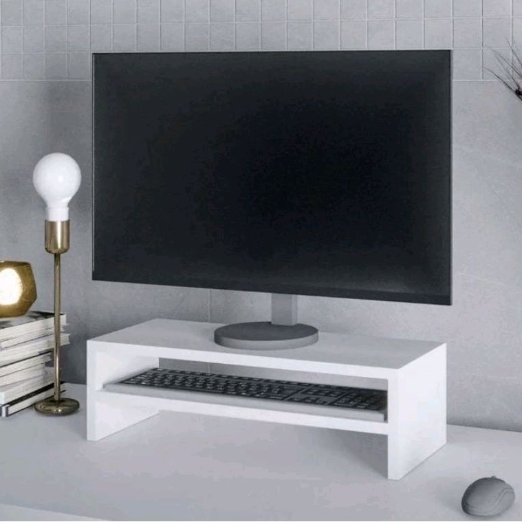 Suporte Para Telas Ergonômica Auxiliar Correção de postura Gamer Home Office escritório 100% MDF