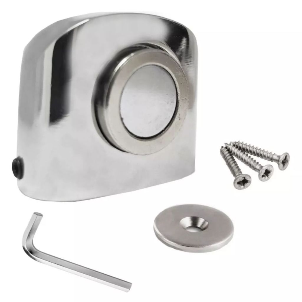 BATENTE PRENDEDOR MAGNETICO METALICO PARA PORTAS E JANELAS