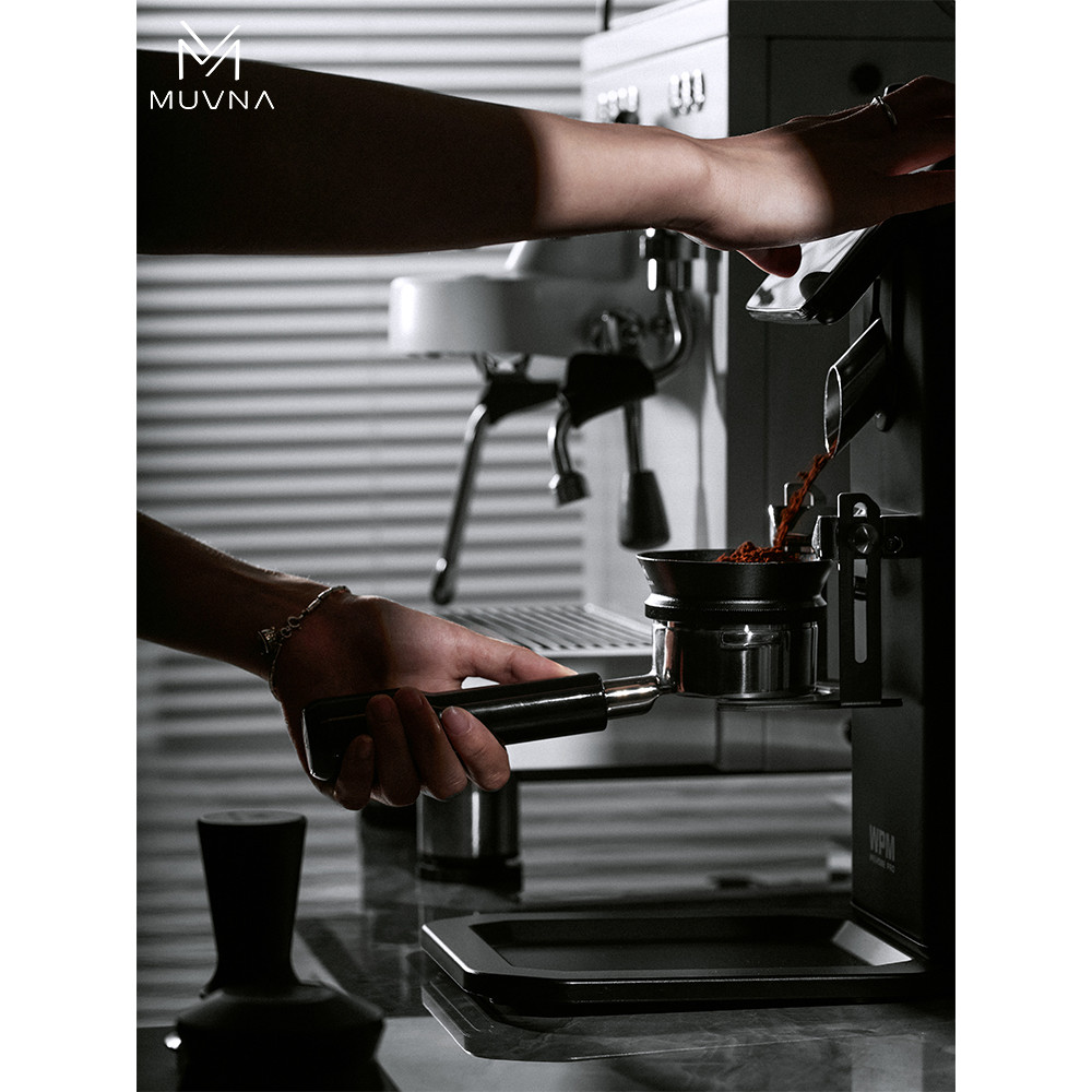 Muvna muvna máquina de café expresso alça anel de recepção de pó magnético 51/53/58mm cartão externo Universal pó Anti-v
