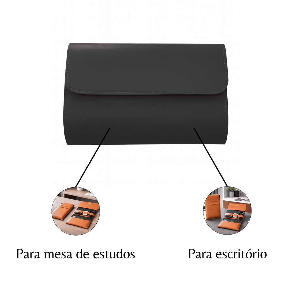 Capa Case Estojo para Mouse e Carregador Preto