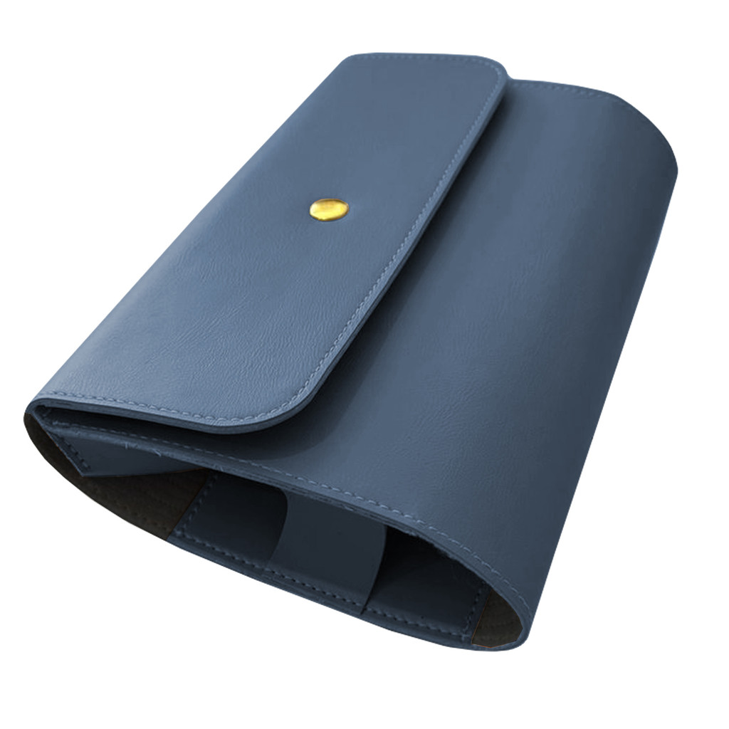 Capa Case Estojo para Mouse e Carregador Azul Oceano