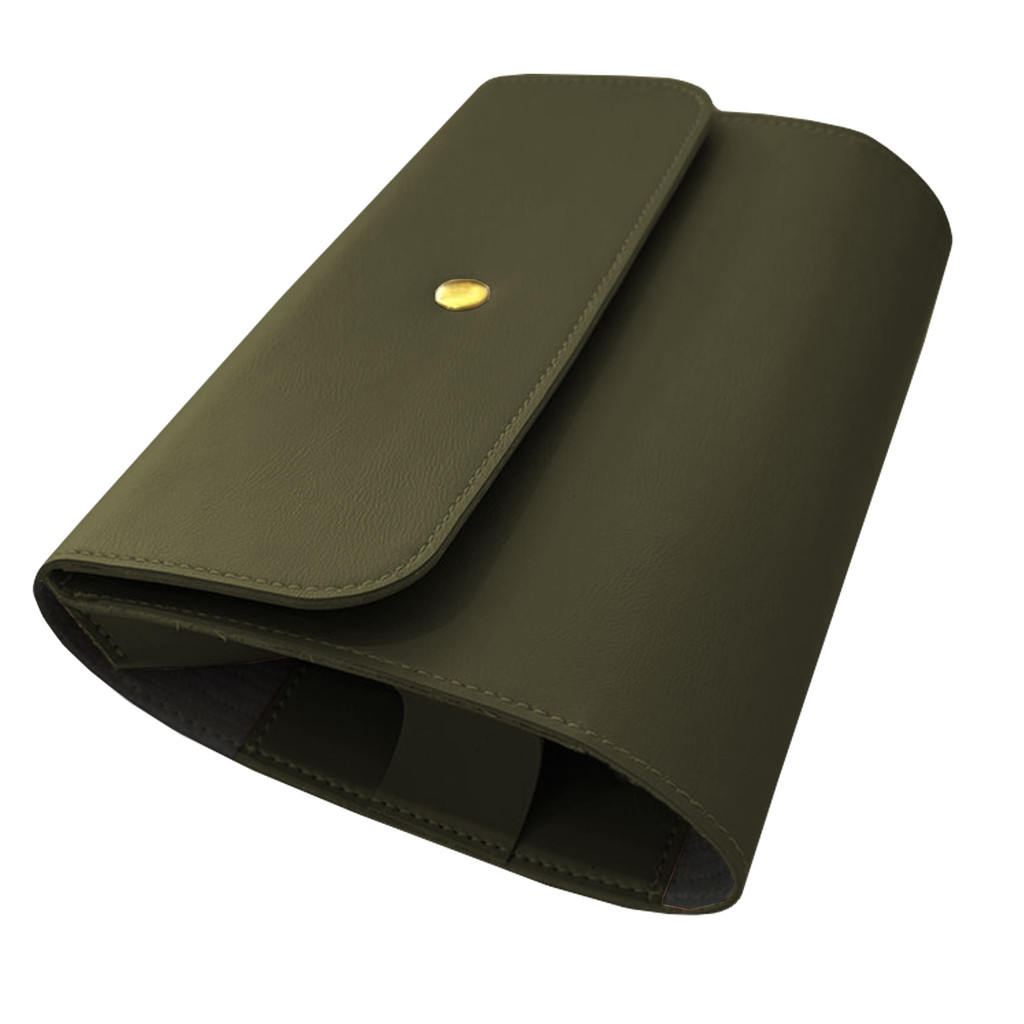 Capa Case Estojo para Mouse e Carregador Verde Musgo
