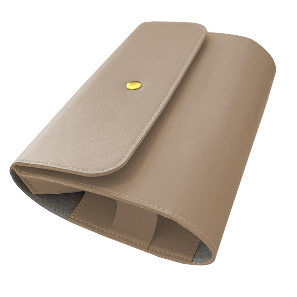 Capa Case Estojo para Mouse e Carregador Bege Claro