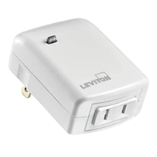 Leviton Decora Smart Plug-in Dimmer com tecnologia Z-Wave, 1 pacote, DZPD3-2BW, branco