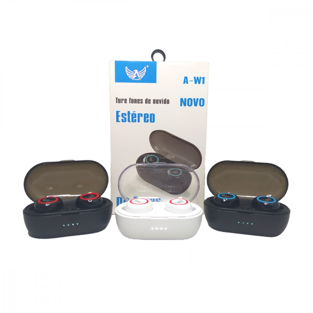 Fone de Ouvido Intra Auricular Bluetooth com Case de Carregamento Altomex A-W1/J-60G