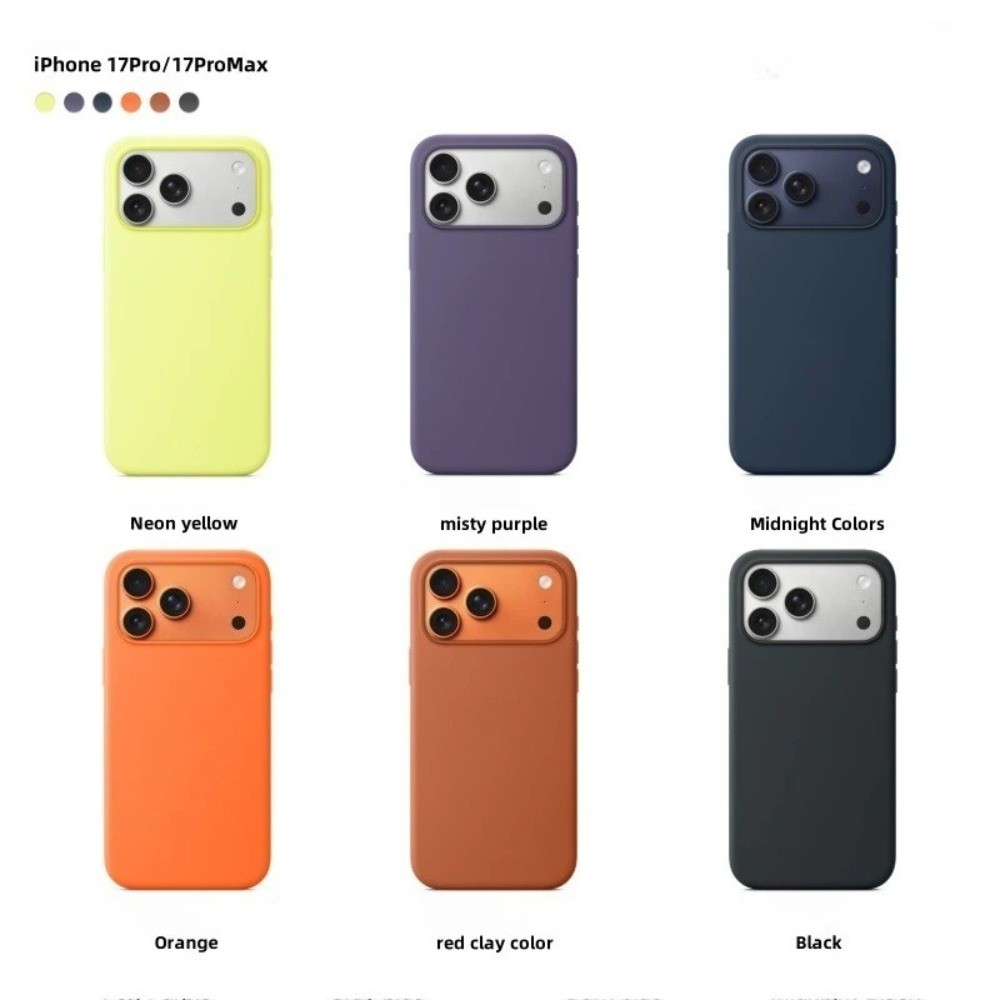 Official Animation Liquid Silicone Magnetic Phone Case For iPhone 17 Pro Max Wireless Charger Protection