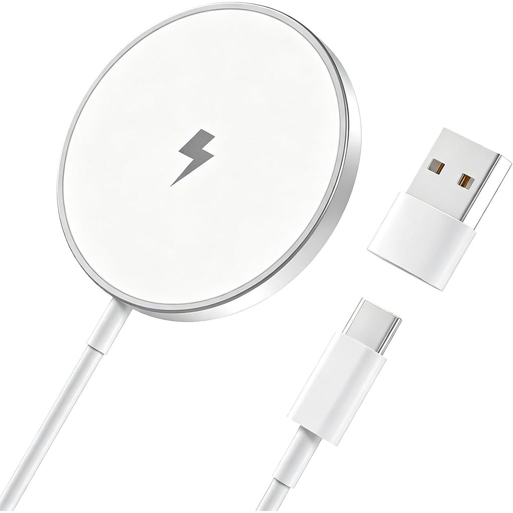 15W Magnetic Wireless Charger for iPhone 17 Pro Max/17 Pro/Air/17/16/15/14/13/12 Series/4 3, iPhone Wireless Charger iPh