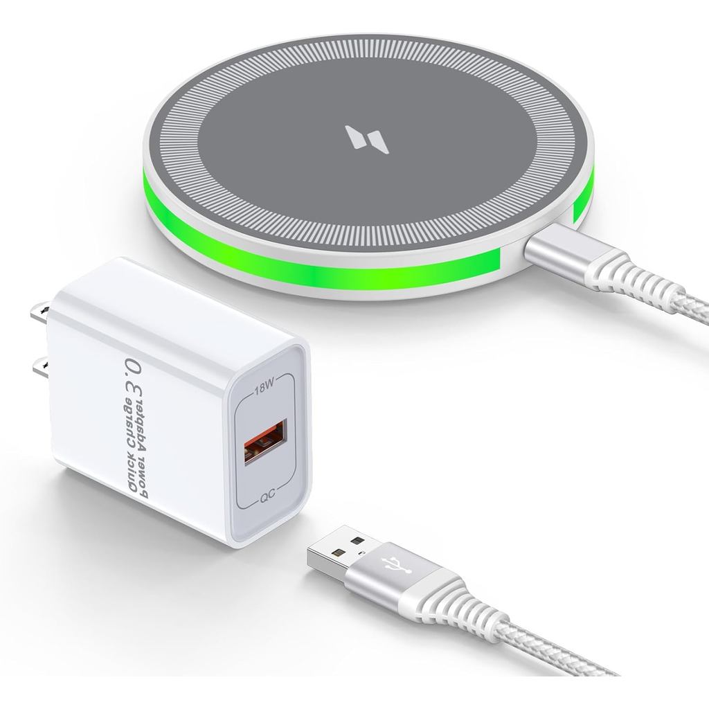 iPhone 17 16 Pro Max Wireless Charger Fast Charging Pad for iPhone 16e/17 Pro/Air/17/16/16 Plus/16 Pro/15/15 Pro Max/15