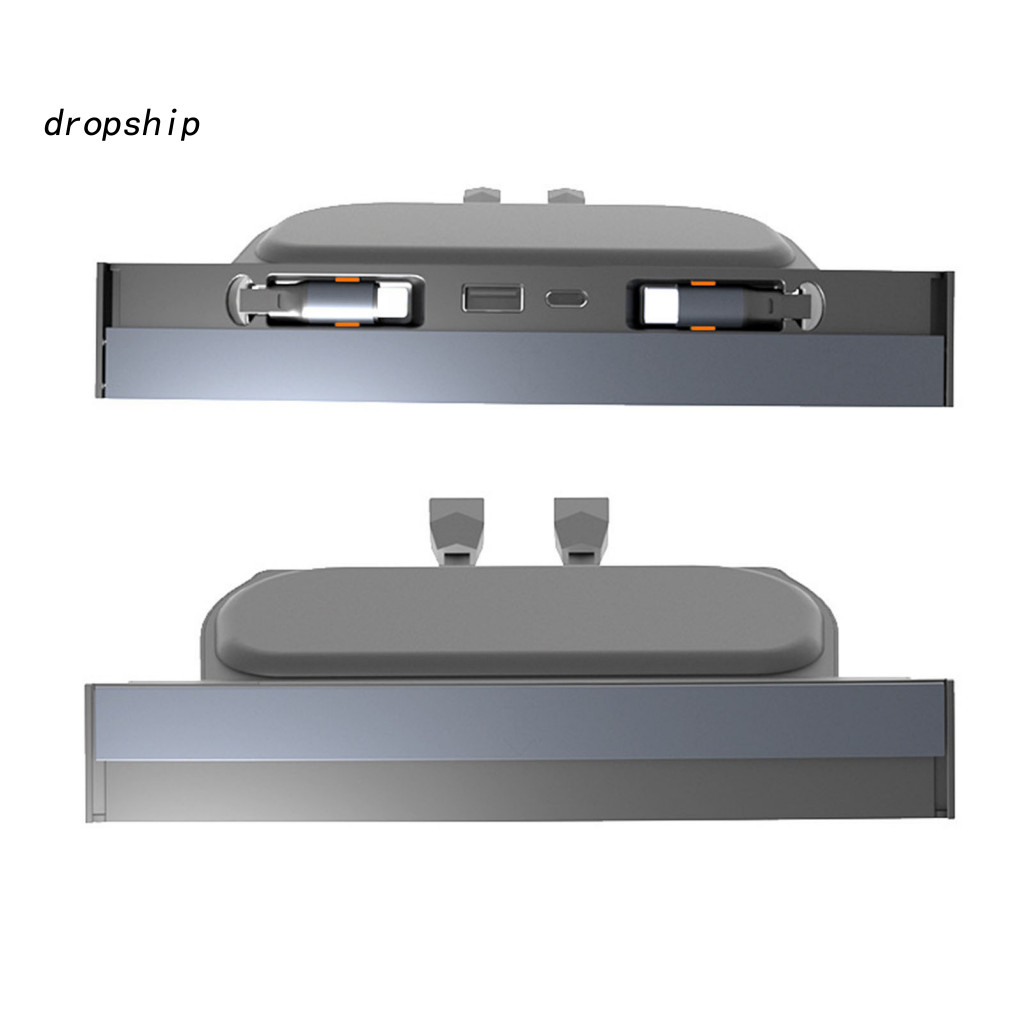 Car Supplies Docking Station for Tesla Model 3/y with 4 Fast Charging Usb Ports 27w Waterproof Charger Retractable Cable