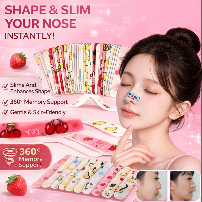 [Modelagem Instantânea] Adjustable Nose Shaper Clip / Memory Keel Nose Wings Lifter / Nose Shaping Strip Para Uso Diário