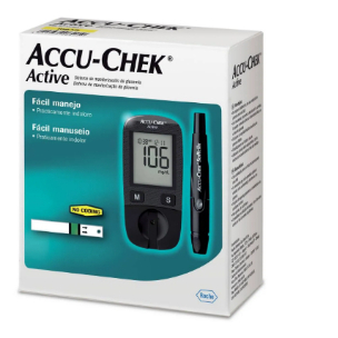 Kit Aparelho de Glicemia Accu Chek Active + 50 Tiras