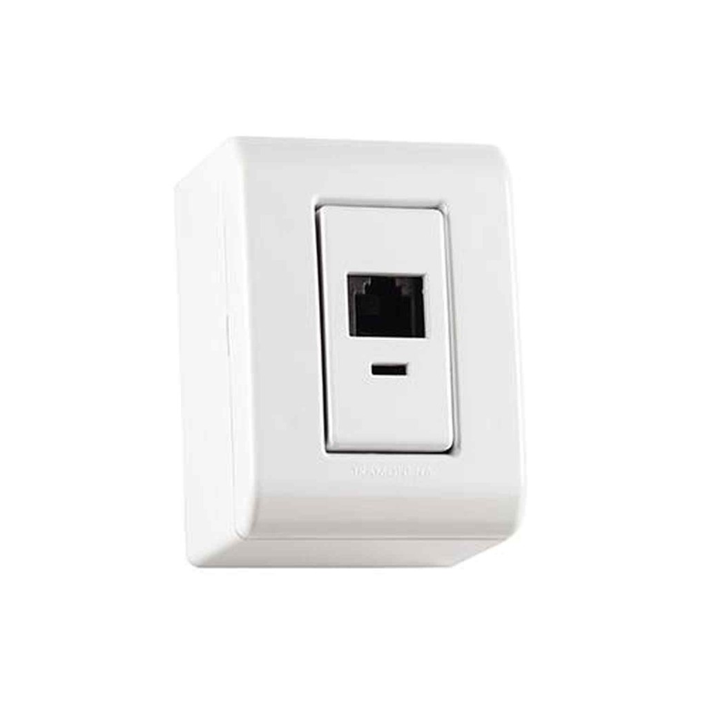 Tomada Fone Americano RJ11 Linha Lizflex Tramontina - Conjunto 21752