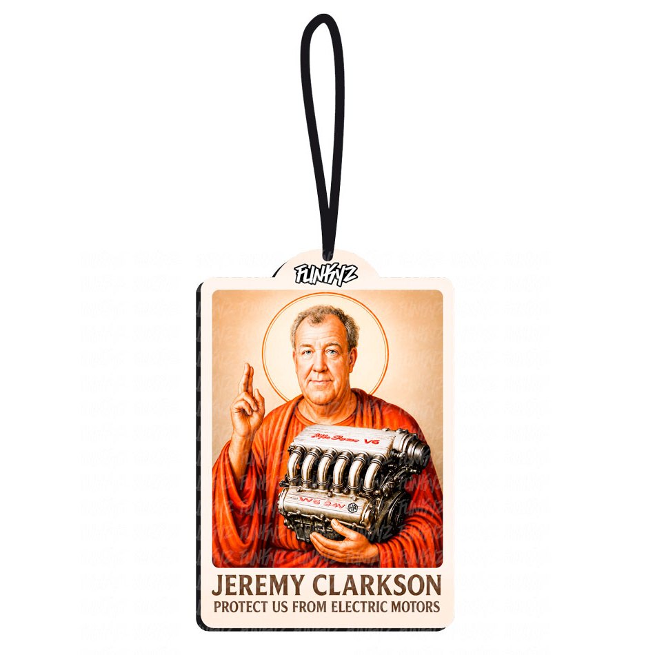 Aromatizante Jeremy Clarkson - Anti Electric Cars (Tipo Little Tree) Edição Limitada Funkyz