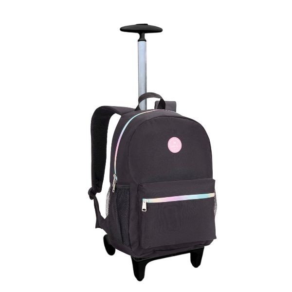 Mochila Rodinha Feminina Escolar Juvenil Estilosa Fast Bag