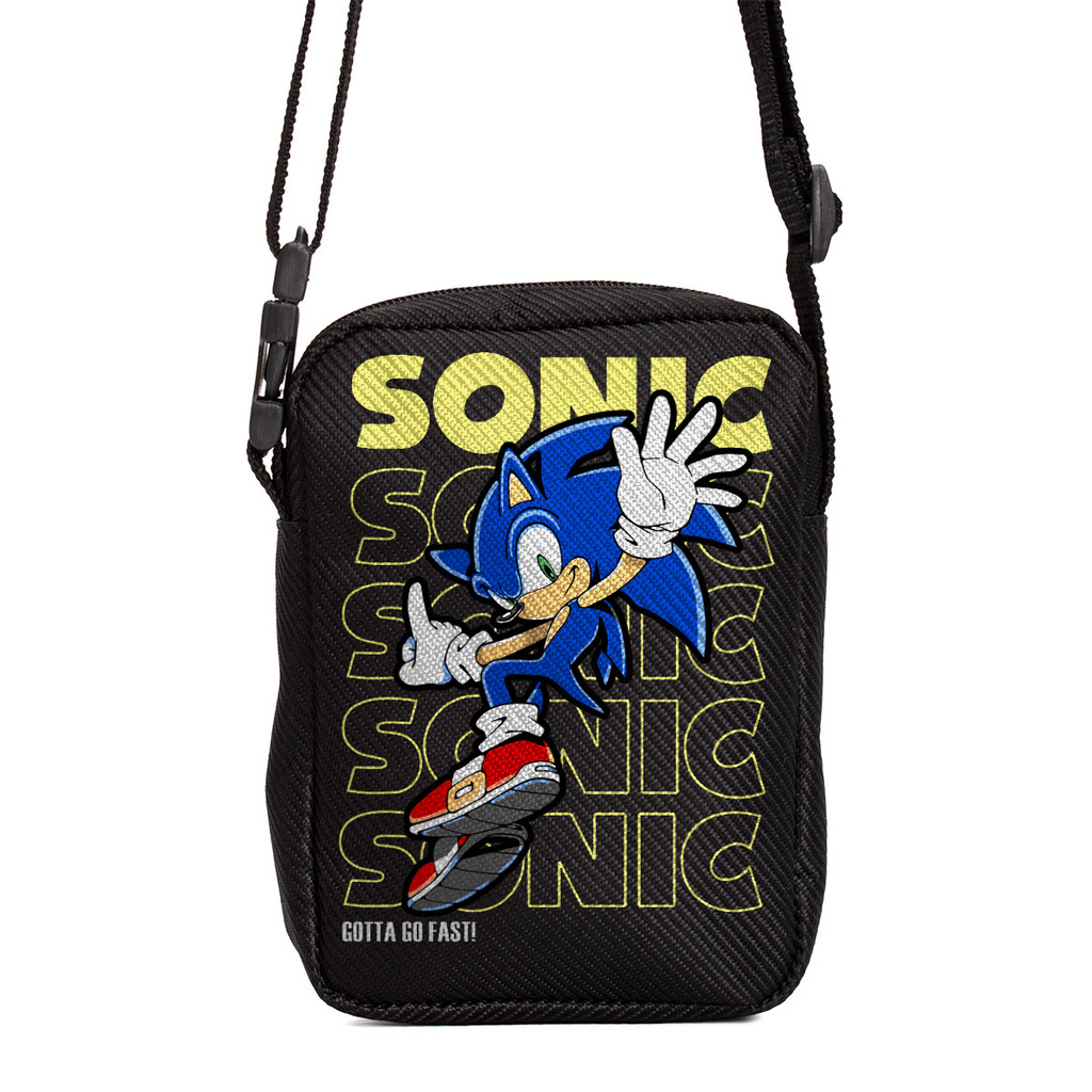Shoulder Bag Infantil Sonic Gotta Go Fast