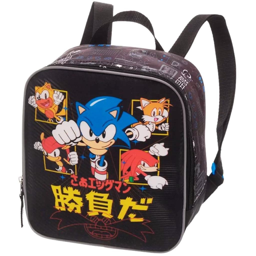 Lancheira Termica Infantil Escolar Sonic Tails Go Fast