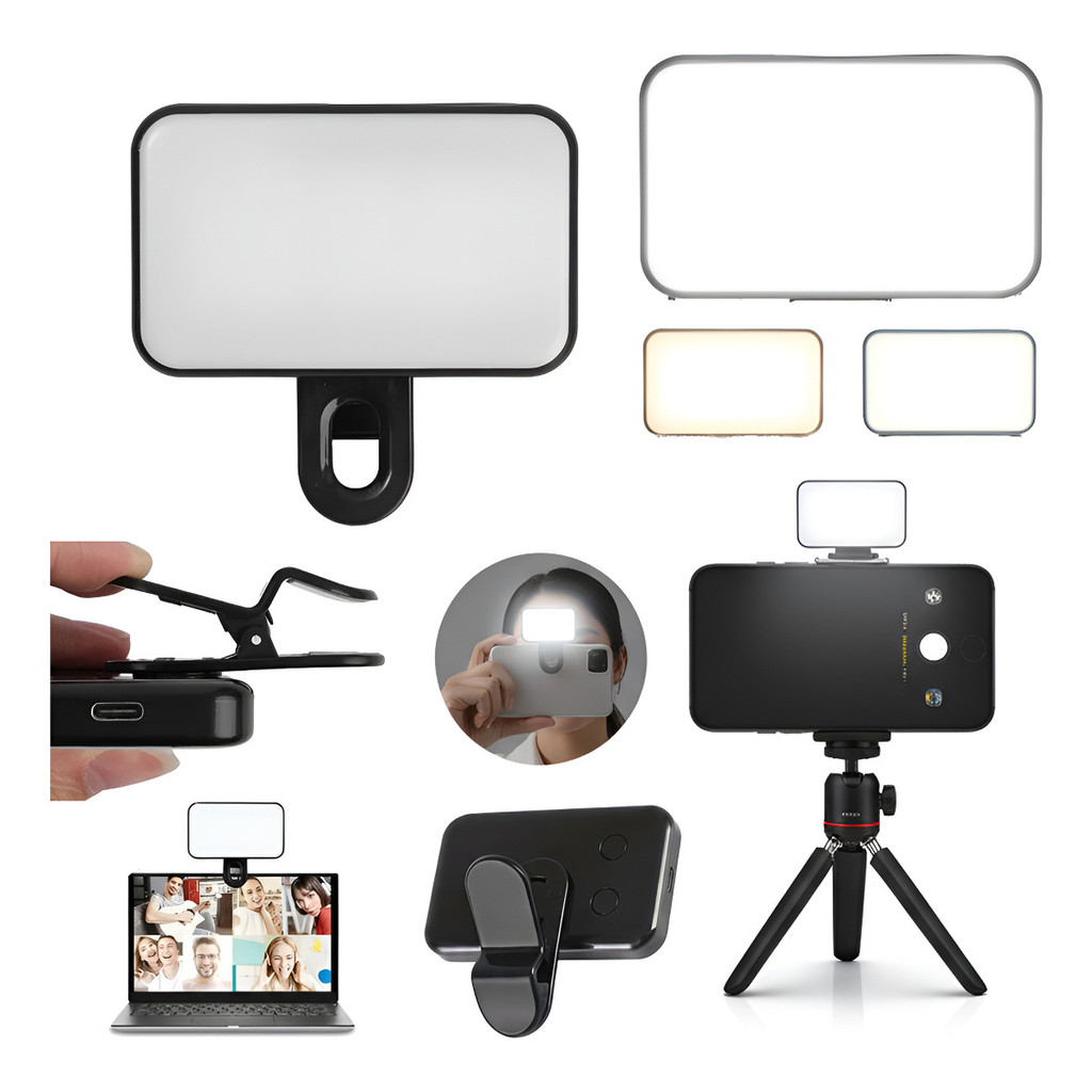 Mini Iluminador Luz Celular Led Videoconferencia Flash