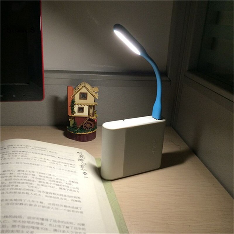 Mini Lâmpada Flexível Usb Led Usb Para Mesa De Acampamento / Leitura Usb / Lâmpada De Leitura Para Banco De Potência