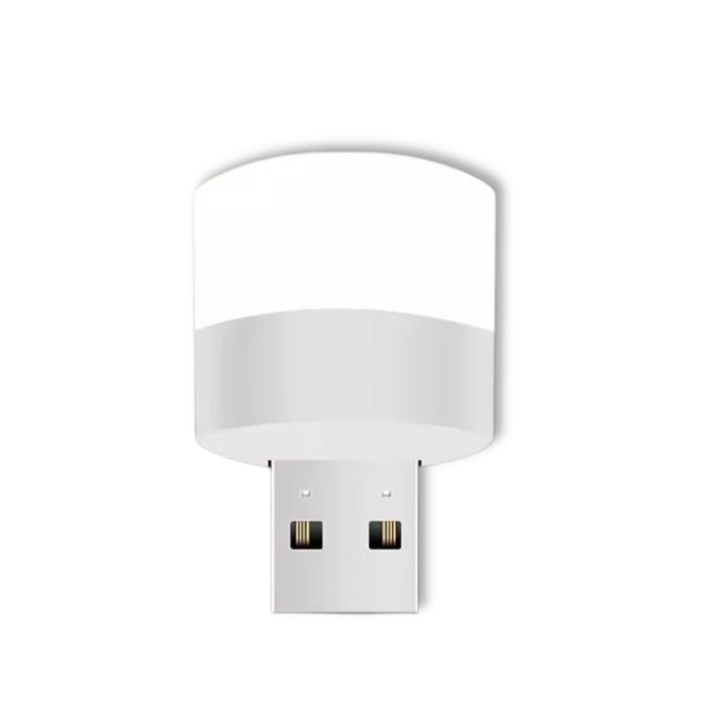 Mini Luminária USB LED Cor Fria Ou Quente Leitura Noturna Notebook Powerbank - Escolha Seu Kit