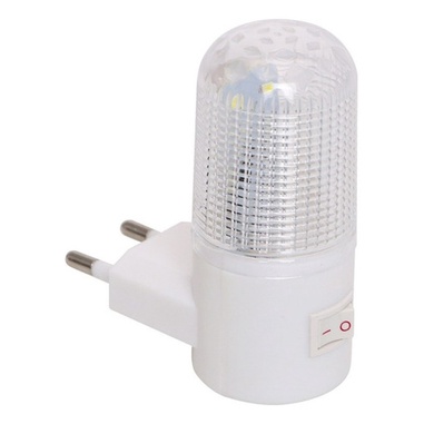 Kit 2 Luminária De Tomada Abajur Led Mini Luz Noturna Bivolt