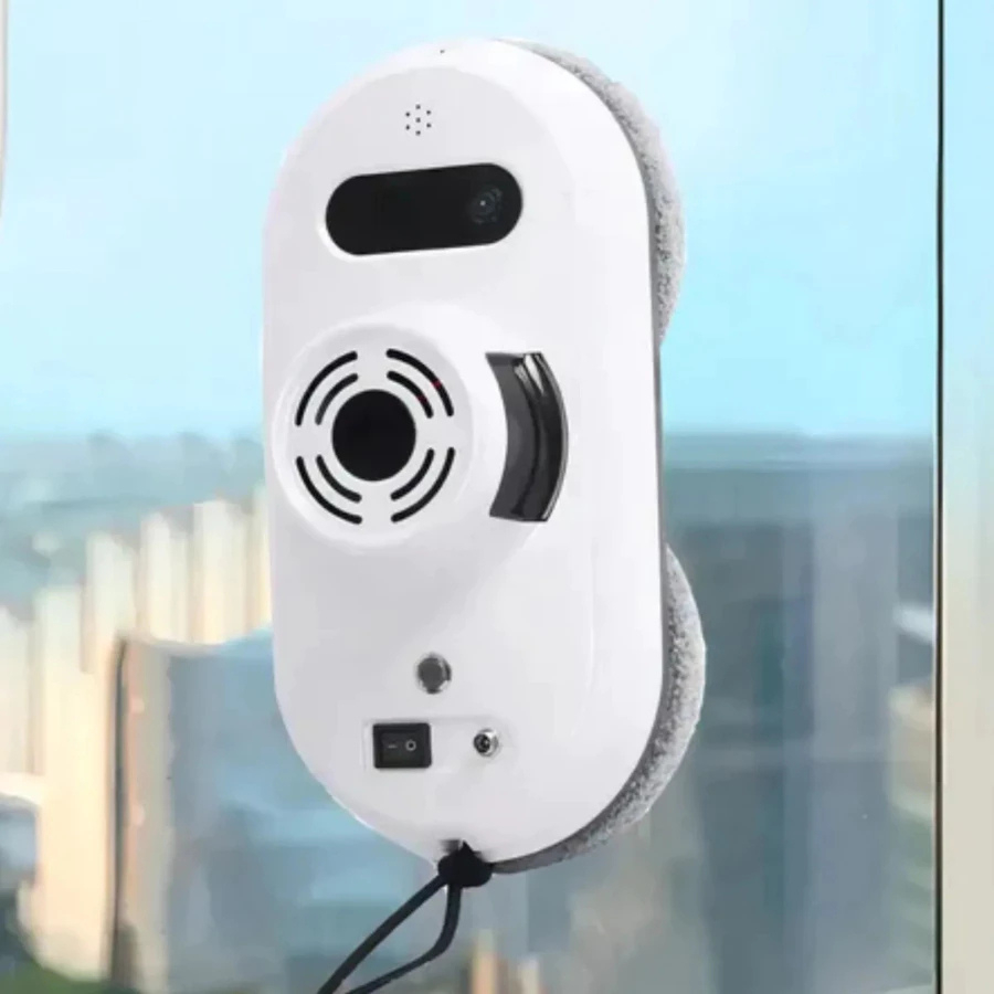 Robo Inteligente Limpa Vidro Janela Espelho Vitrine Bivolt Limpador Janela Elétrico Com Anti Queda