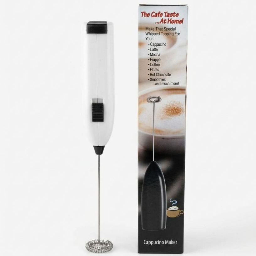 MISTURADOR ELÉTRICO DE CAFÉ ESPUMADOR DE LEITE PORTÁTIL CAPPUCCINO MAKER PARA CAFÉ LATTE CHOCOLATE