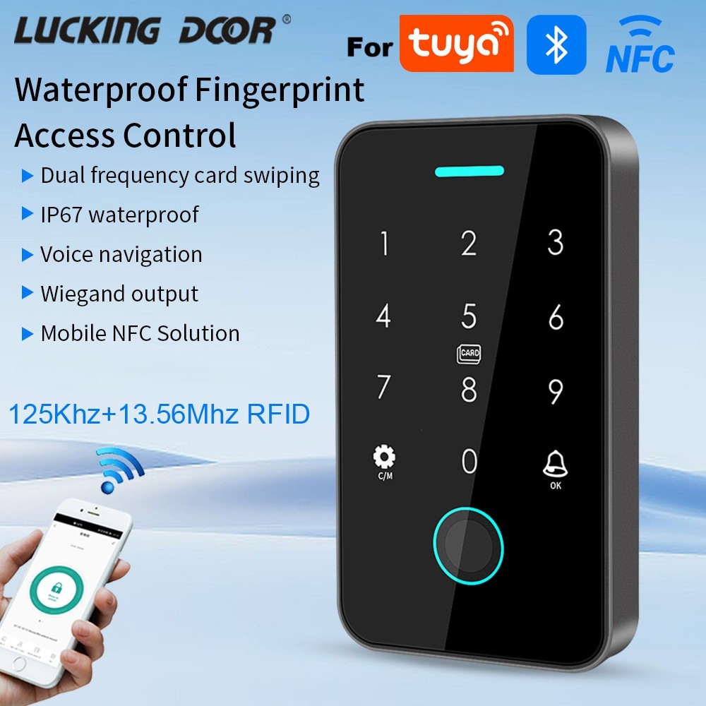 Teclado De Cartão Rfid , À Prova D'água , Aplicativo Tuya , Sistema De Controle De Acesso , Bluetooth , Controlador De E