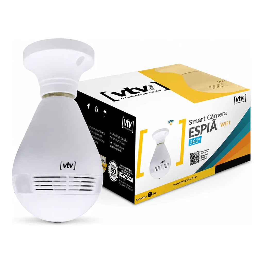 Câmera De Segurança Espiã Vtv Smart Life Wi-fi