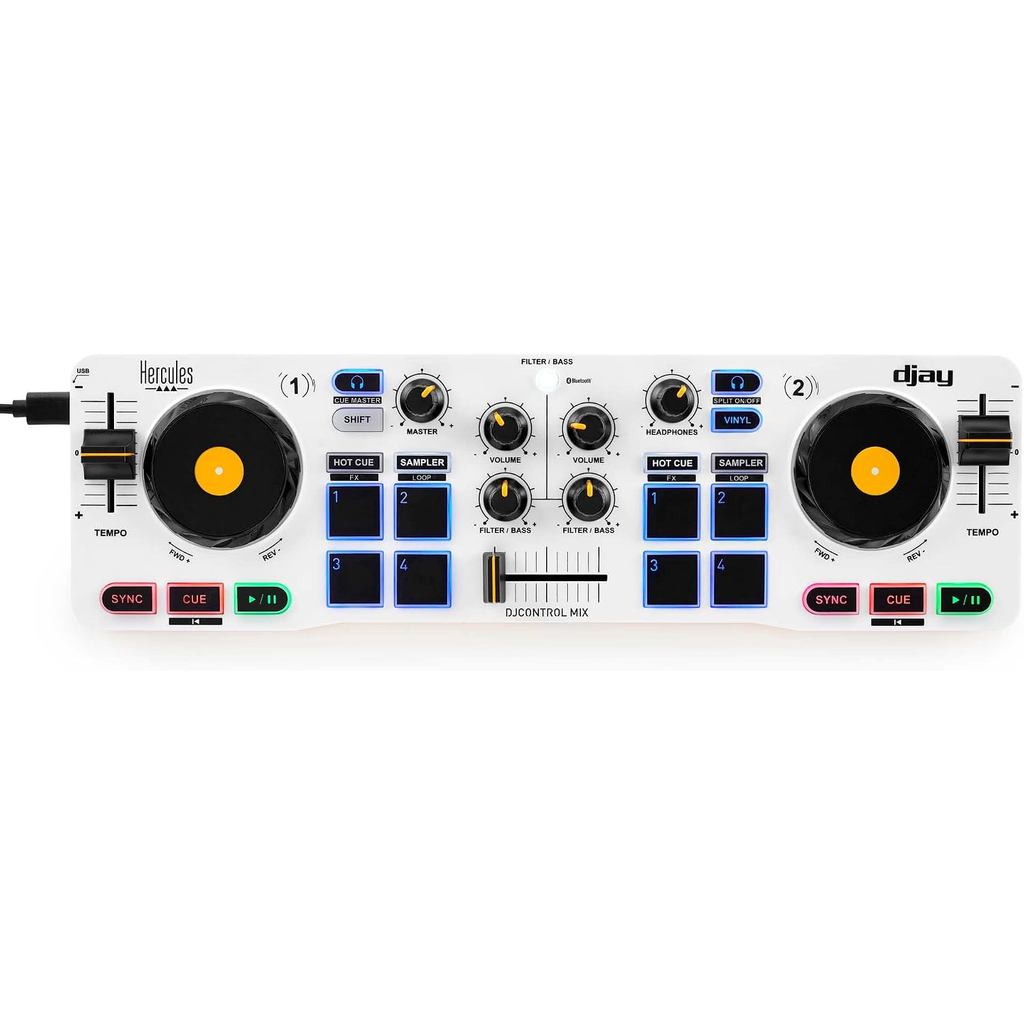 Controlador DJ Wireless Hercules DJControl Mix para Smartphone