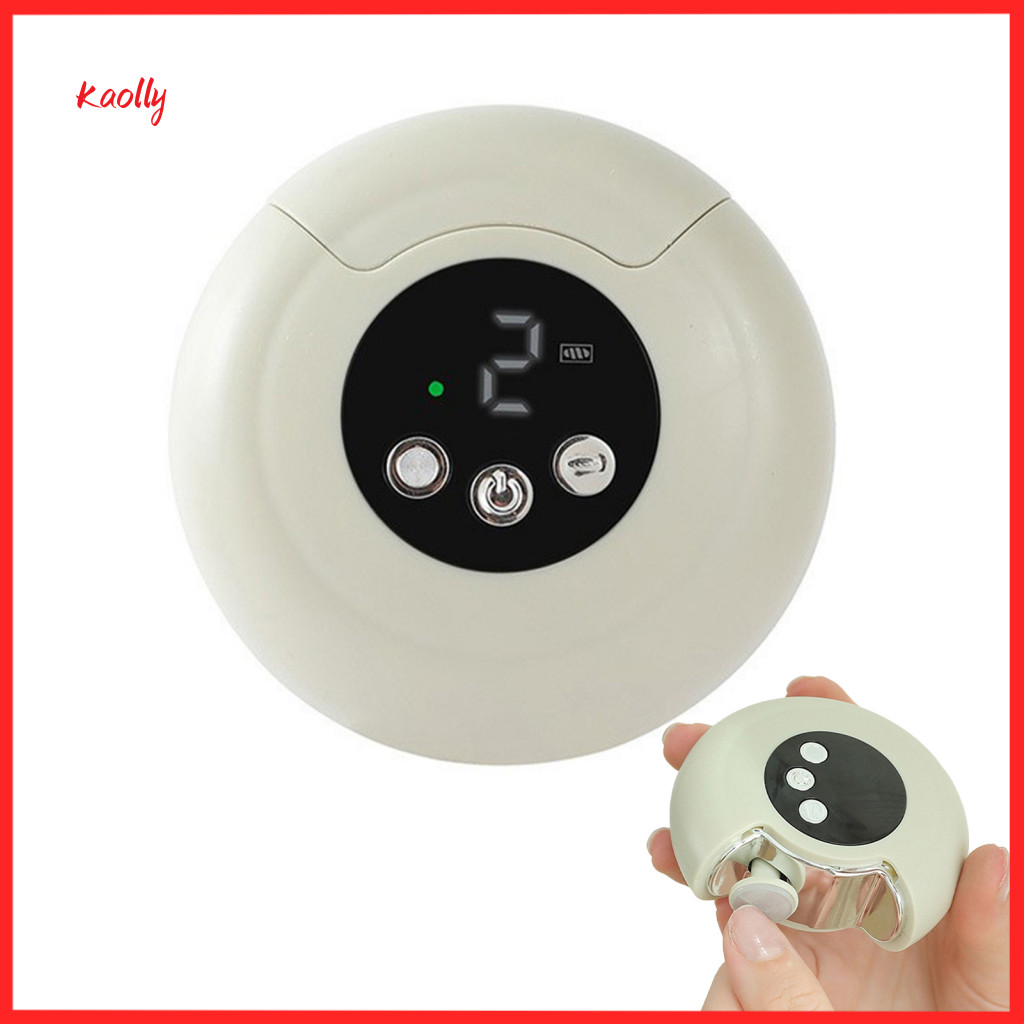 Electric Nail Trimmer for Kids Adults Seniors – Automatic Led Light Baby Manicure Grinder Fingernail Cutter Polisher S