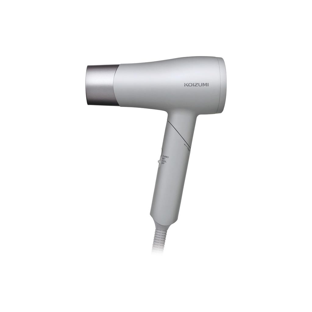 Koizumi Hair Dryer Twin Minus Ion Automatic Voltage Switch Overseas Compatible Compact Lightweight Gray KDD-0030/H- Ship