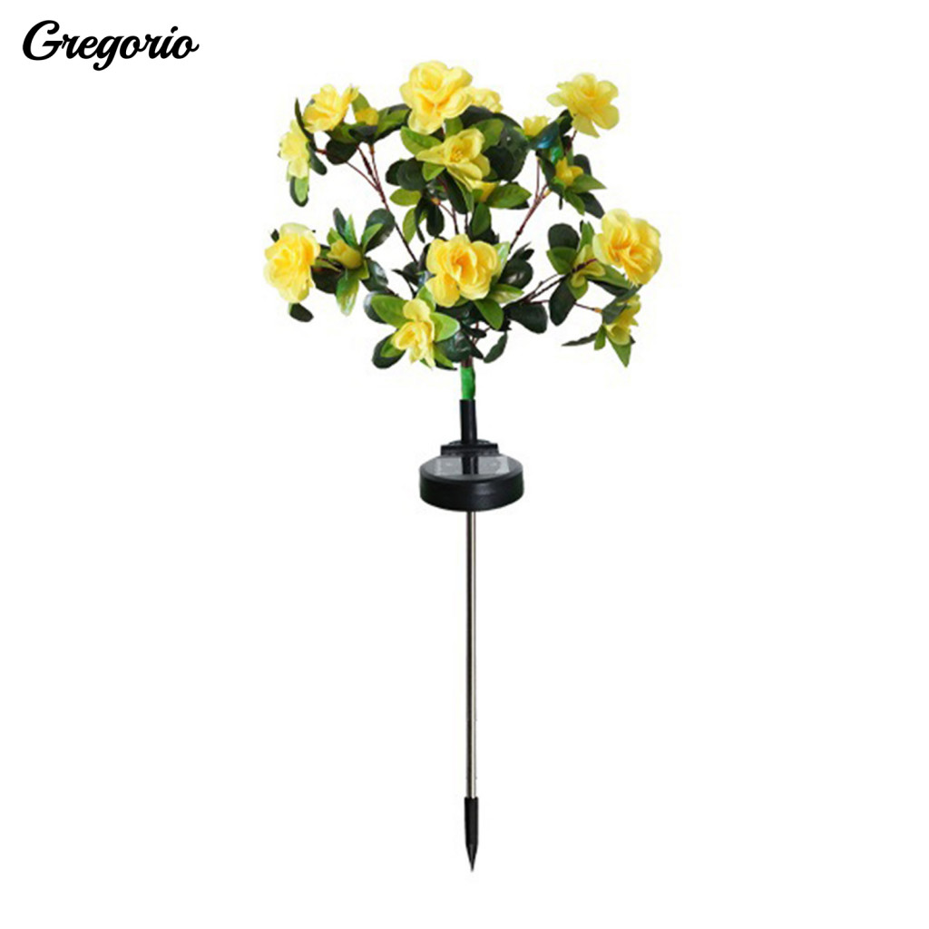 Led Solar Light Flower Waterproof Ip65 Automatic On/off Easy Installation Decorative Garden Lawn Lamp for Outdoor Patio