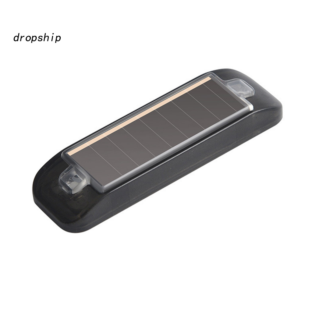 Easy Installation Solar Light Warning Powered Led Boat Super Bright Waterproof Bike Tail Safety Lamp with Automatic Char