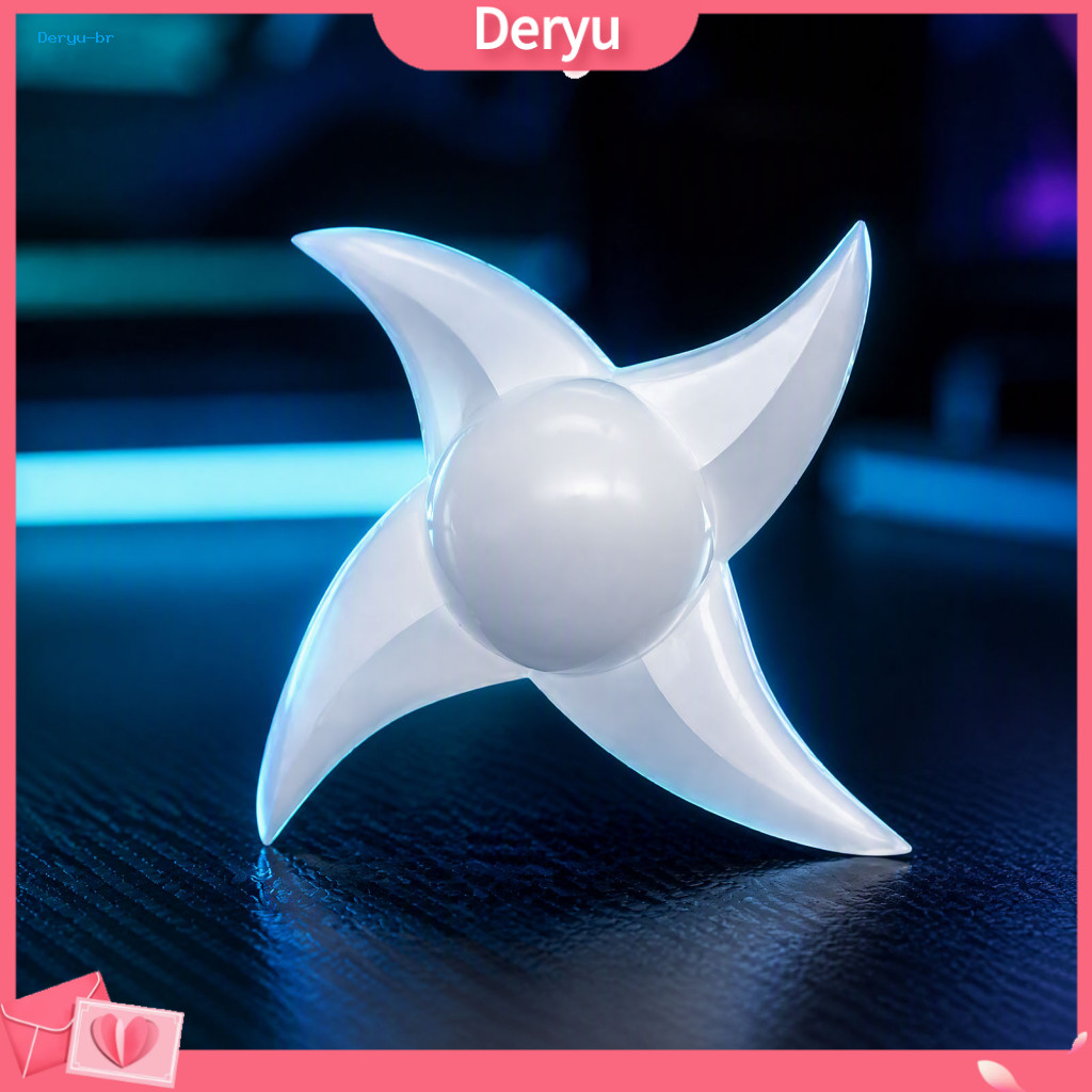 Spinning Shuriken Toy Rotating 1 or 2 Pcs Led Light-up Ninja Glowing 4-blade Spinner with Rgb Lights Cosplay Prop for Ha