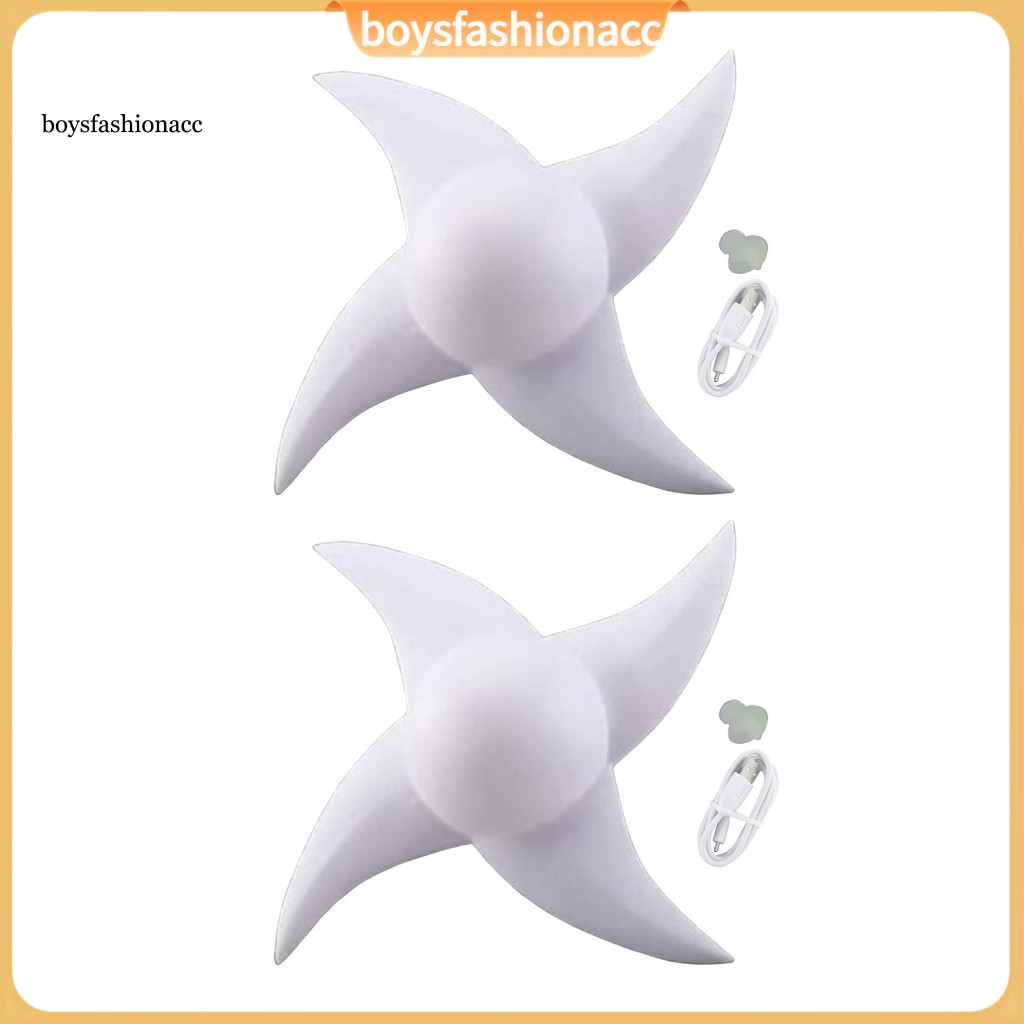 1 or 2 Pcs Led Light-up Rotating Ninja Shuriken Toy Glowing 4-blade Spinner with Rgb Lights Cosplay Prop for Halloween P