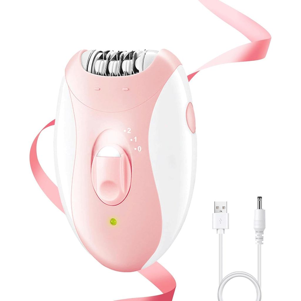 Epilator for Women, Electric Women Wireless Hair Remover, Epilator with 2 Speeds and LED Light, Electric Hair Removal Su