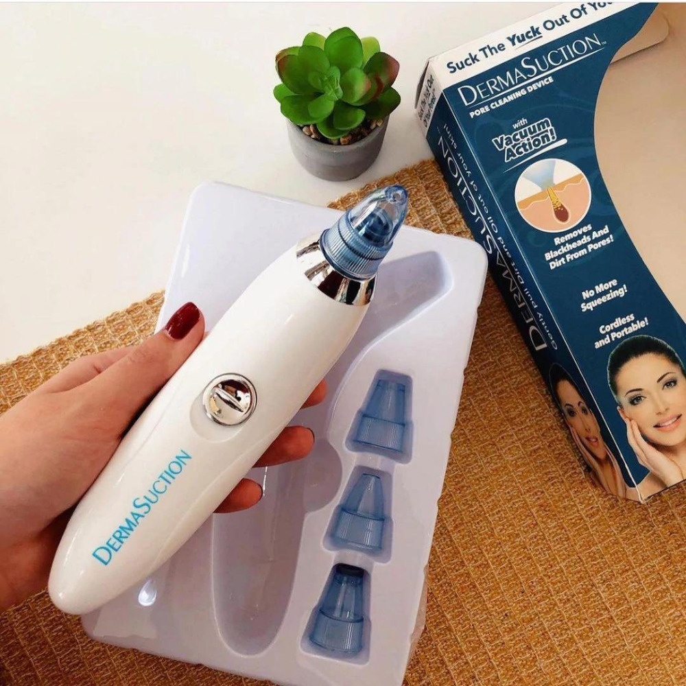 Sugador Cravos Espinha Removedor Limpeza Pele Facial Dermasuction Skincare Wireless Sem Fio