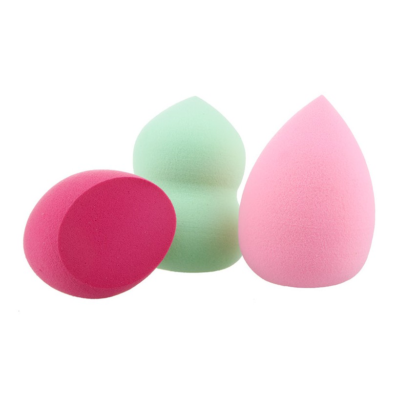 Kit Mini Esponjas Para Maquiagem Esponja Para Base 3 Unidades
