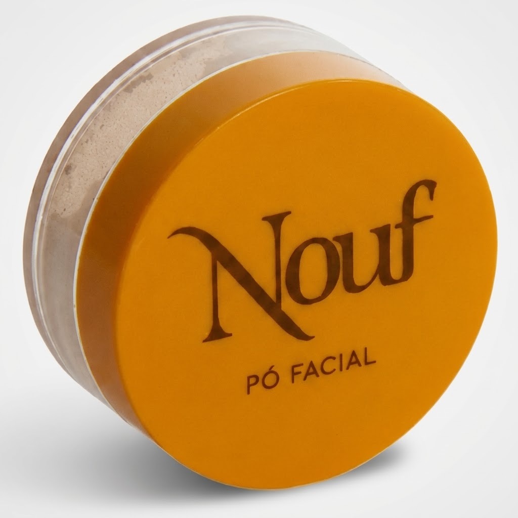 Pó Solto Facial Mini Nouf 7g Blindado Resistente Água Suor Efeito Matte Translúcido Maquiagem