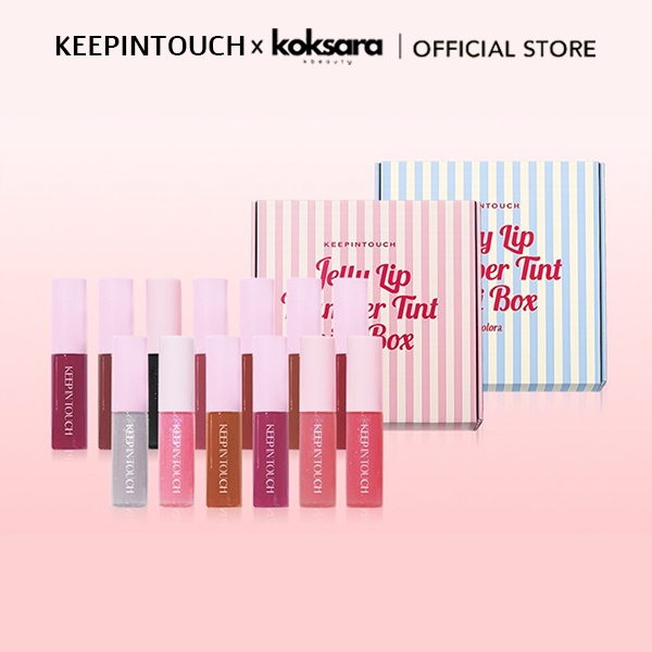 [OFFICIAL] KEEPINTOUCH Jelly Lip Plumper Tint Mini 10Piece Set  2 Types
