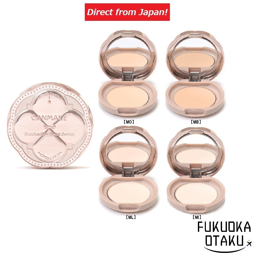 canmake Marshmallow Finish Powder mini pó compacto matte acabamento【Direto do Japão】