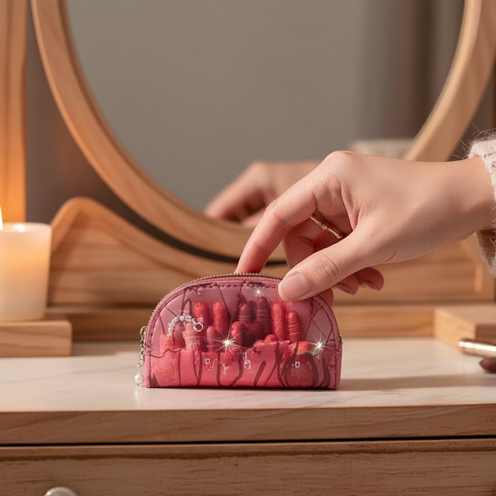 Conjunto Mini Batom Cápsula 12 Cores: Batons Matte Naturais, de Longa Duração e Não Transferentes