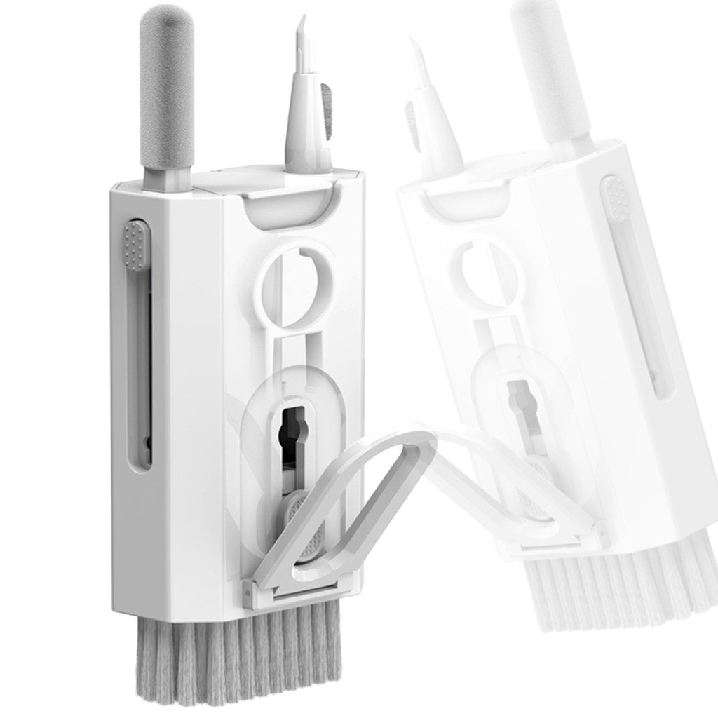 Escova de limpeza multifuncional de teclado 8 em 1 portátil para Computador Teclado Celular Fone