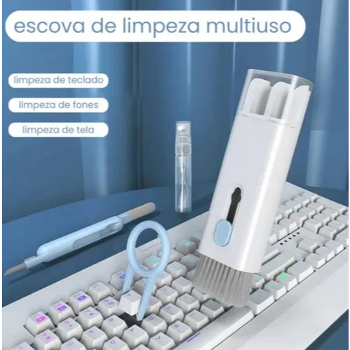 Kit Limpeza Teclado Notebook Limpador Multifuncional Eletrônico Para Fone